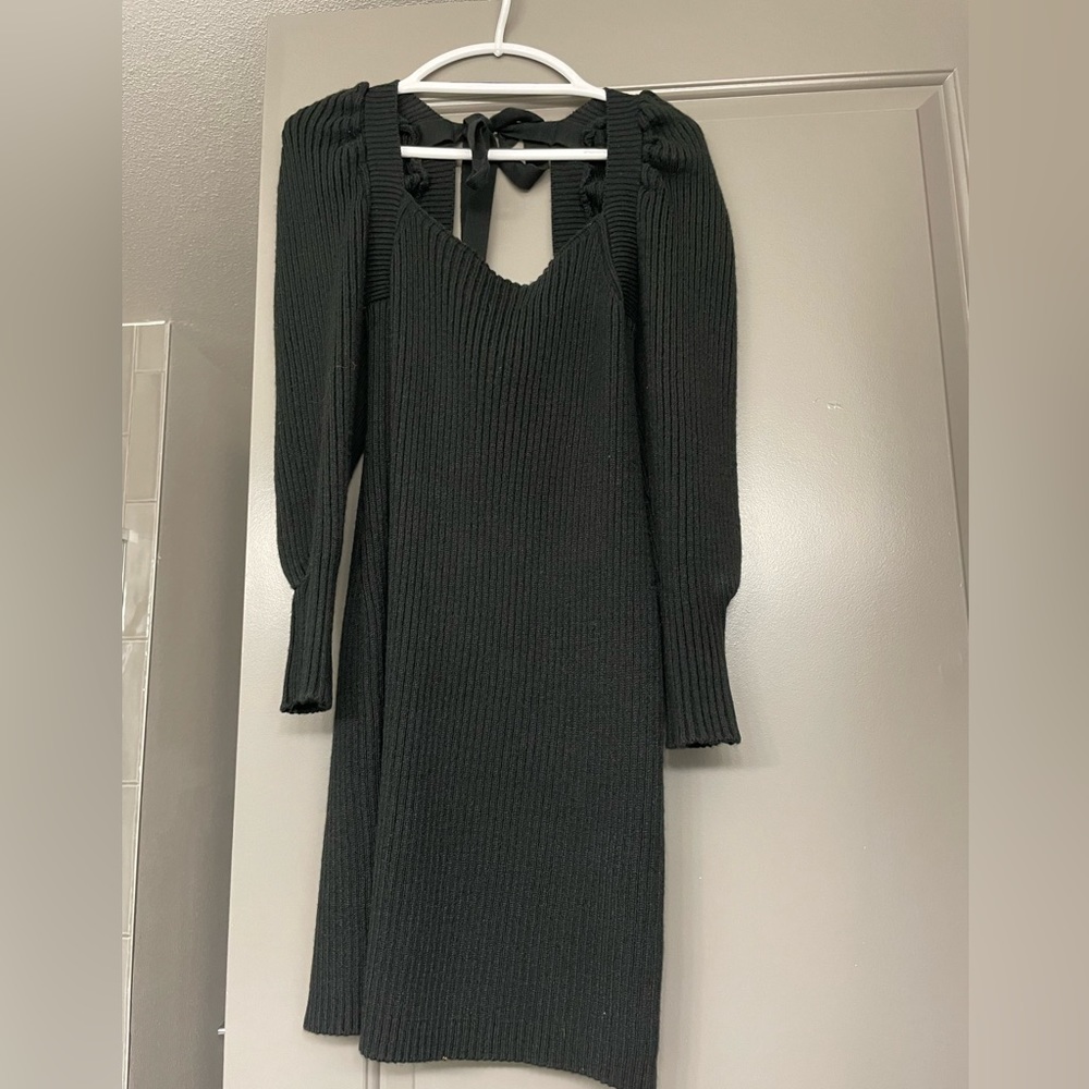 NWT women’s black sweater dress from Nordstrom